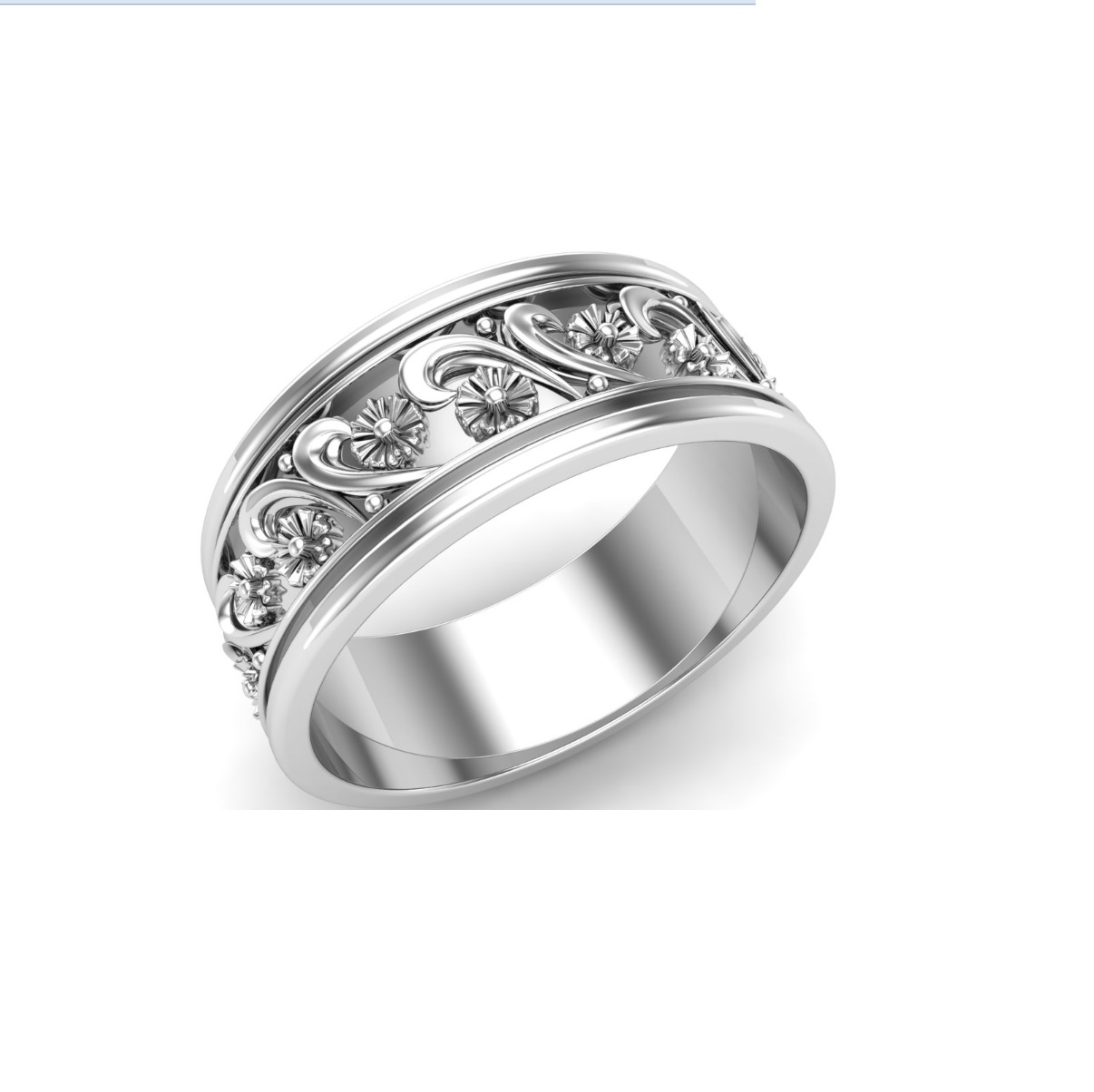 Bague anneau argent Diya